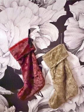 Nicole Miller Faux Fur Stockings